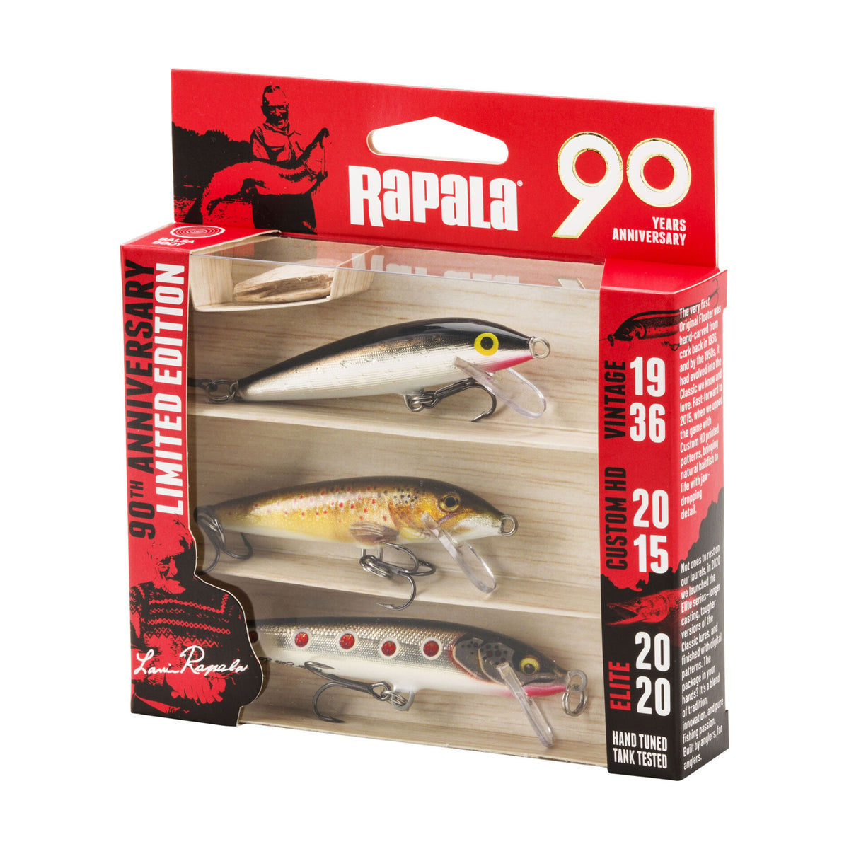 Rapala 90 Jahre Jubiläums-Kit Floater Small Naturistic